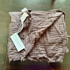 NWT Brown crepe woven Scarf